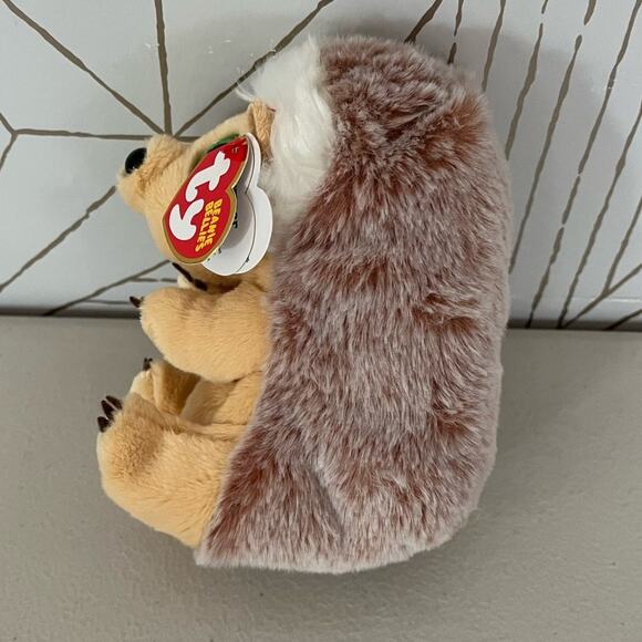 Ty Beanie Baby Bellies BUMPER the Hedgehog 6" NEW MWMTs Plush Stuffed Animal Toy - Picture 3 of 5